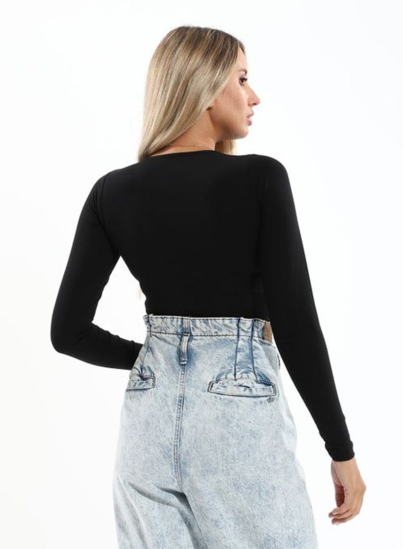 COTTONIL Women Cotton Full Sleeve Basic Body Top  - Image 4