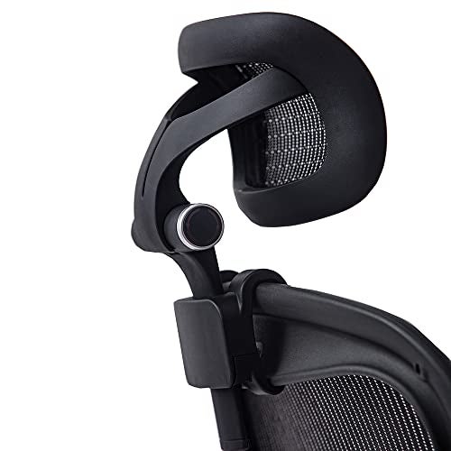 MingYi.office New Headrest for Herman Miller Classic and Remastered Aeron Office Chair Black/Graphite Headrest Only - Chair Not Included (for Classic Aeron) - Image 4