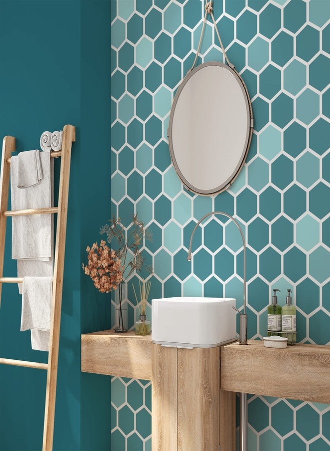 Stencil Revolution DIY Wall Stencils - Honeycomb Wall Decal & Wallpaper Look - Image 2