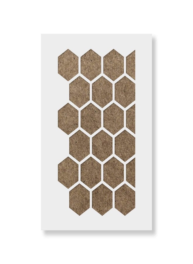 Stencil Revolution DIY Wall Stencils - Honeycomb Wall Decal & Wallpaper Look - Image 1