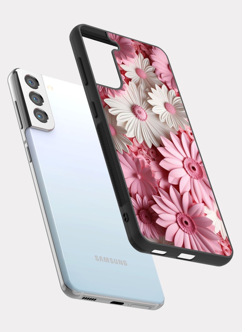 PXLAAT Samsung Galaxy S21 Plus case cover Flowers - Image 2