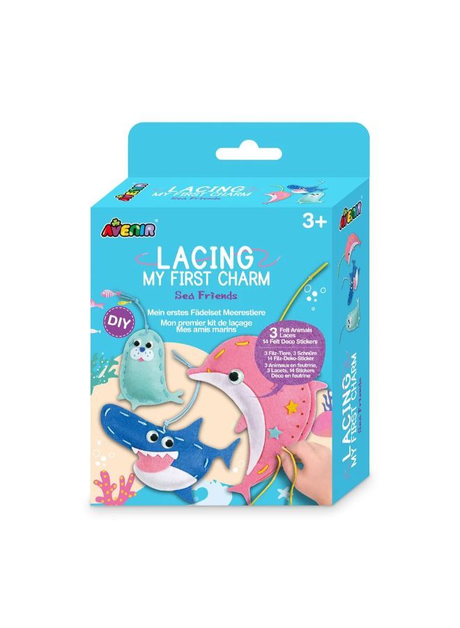 EGL AVE LACING MY FIRST CHARM ASSORTED CARTON DISPLAY SEA FRIENDS