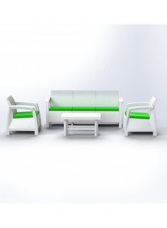 3MPlast 3MPlast Havana Sofa 5-Seater Set, Rattan Modern Outdoor Furniture, with Water Proof cushions and Coffee table  - Image 2