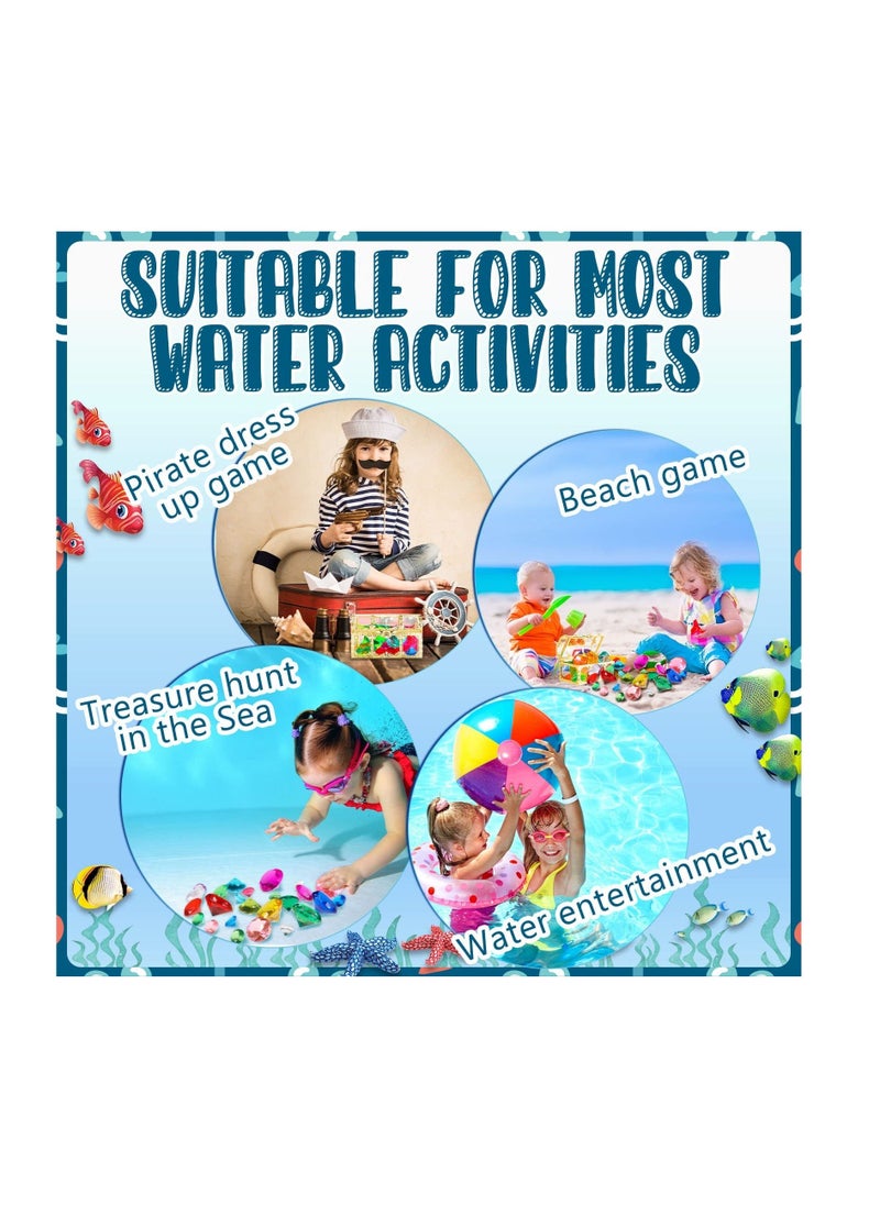 Generic - Acrylic Gems Toys, 13 Pcs Colorful Diamond Gem, Summer Underwater Acrylic Gemstones Set, Diving Gem Toys, Swimming Toys, for Kids Swimming Pool Party Favors - Image 1