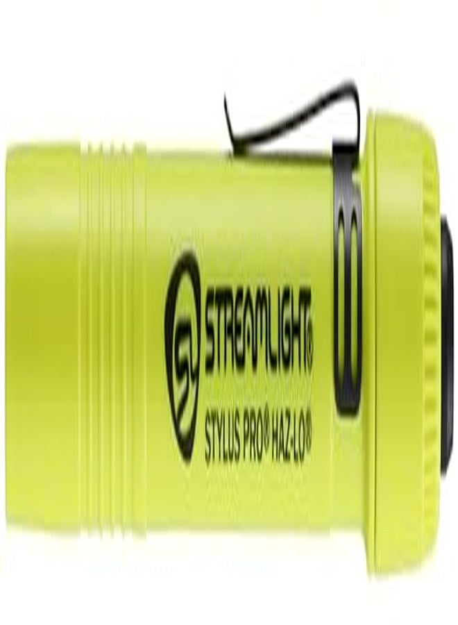 Streamlight 66300 Stylus Pro HAZ-LO 105-Lumen Intrinsically Safe Pen Light for Industrial Workers, Inspectors, Technicians and First Responders with 2 AAA Batteries, Hi-Viz Yellow - Image 4