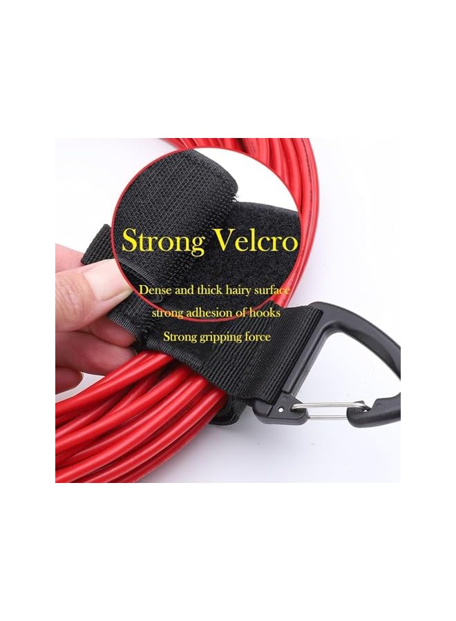promass Extension Cord Organizer for Garage Organization and Storage, Heavy Duty Storage Straps for Cables with Triangle Buckle - Image 3