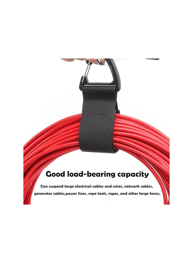 promass Extension Cord Organizer for Garage Organization and Storage, Heavy Duty Storage Straps for Cables with Triangle Buckle - Image 5