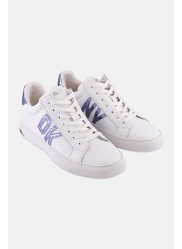 DKNY Women Medium Abeni Lace Up Casual Shoes, White  - Image 1