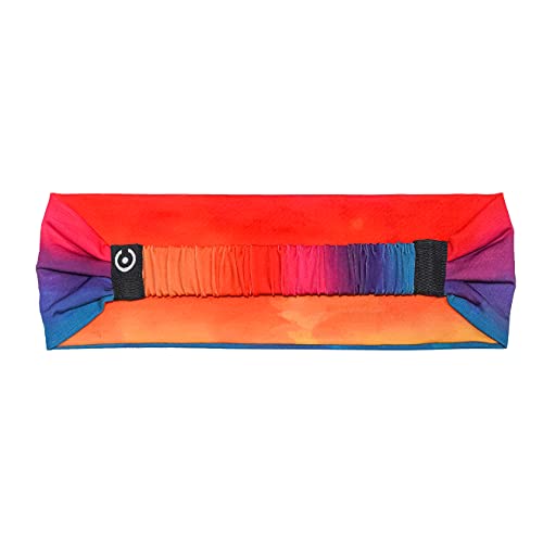 Coreteq Printed Multifunction Sports Sweatband Headband Microfiber Men and Women (Rainbow) - Image 4
