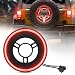 SUPAREE Spare Tire Brake Light Fit for Jeep Wrangler 20072017 JK JKU YJ TJ Plug and Play 3rd Third Brake Light Rear LED Ring Wheel Light Red - Image 2