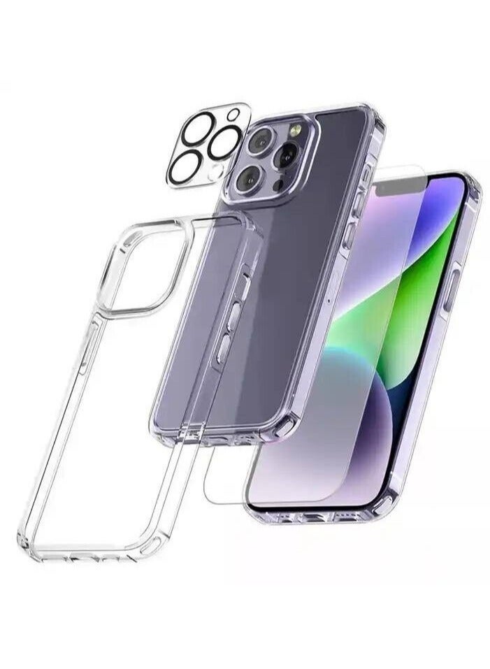 اس-توب بكج الحماية الكاملة لـ آيفون 13, (iPhone 13 ) مع حماية شاشة و كفر حماية ضد الخدش والكسر, حماية كاملة لجهازك ضد الخدوش والسقوط (7in1), البكج الأصلي من S-TOP - Image 3