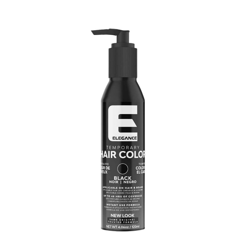 E Elegance Elegance Semi-Permanent Hair Color, 4.05 Oz, 120ml, Temporary Hair Color for Beard and Hair, Peroxide and Amonia Free, Up to 48hrs of Coverage