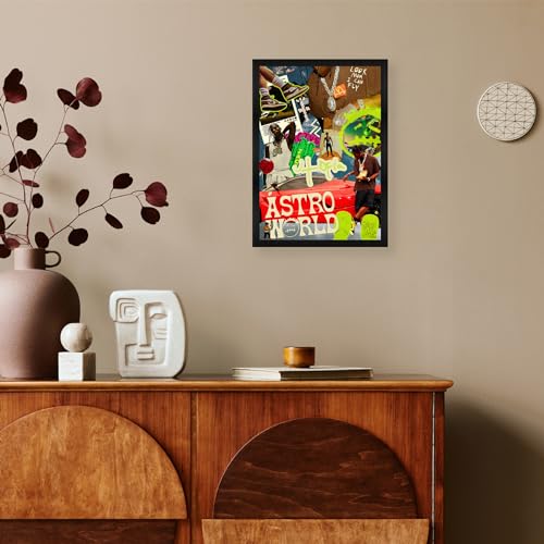 CodersParadise Travis Scott Astroworld Wall Poster Frames | Aesthetic A4 Poster Frames For Home, Living Room, Bedroom and Office | Wall Frames Artworks | Hanging Theme Posters - Image 5