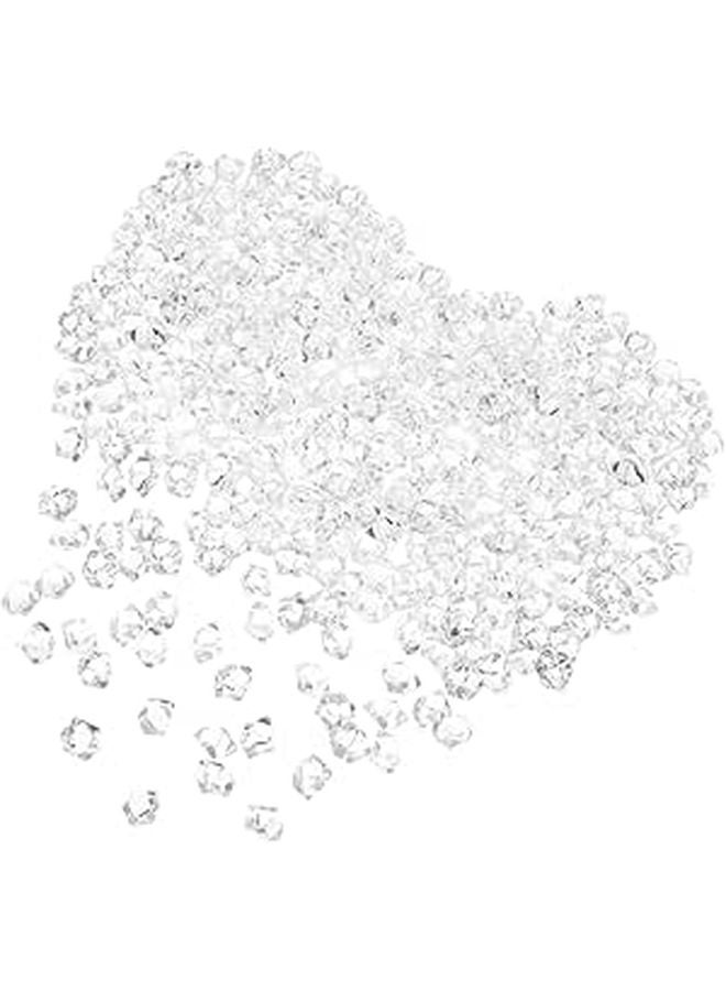 Realistic Plastic Ice Cubes 400pcs Clear Vase Fillers Home Decor Wedding Photography Props - Image 1
