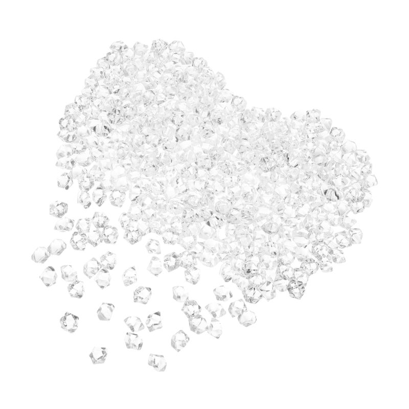 Realistic Plastic Ice Cubes 400pcs Clear Vase Fillers Home Decor Wedding Photography Props - Image 2