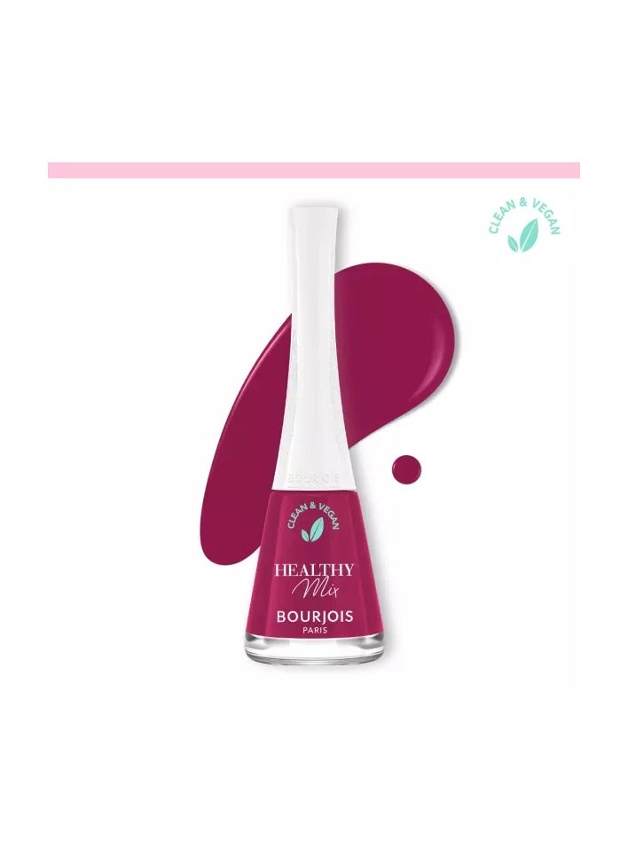 BOURJOIS PARIS Healthy Mix Vegan Nail Polish - 340, Plumplumpidou, 9ml - Image 2