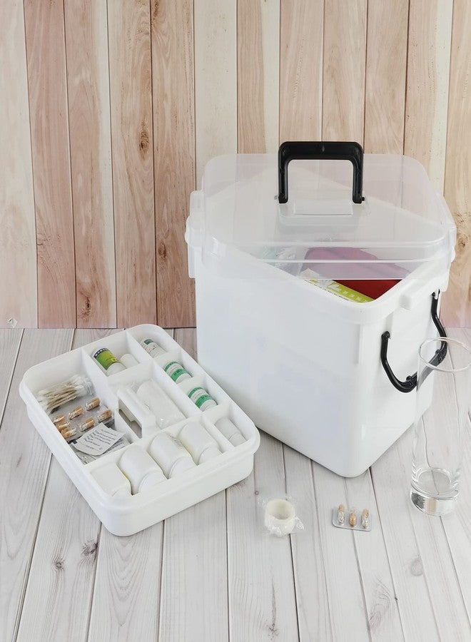AnnkkyUS Large Medicine Box, First Aid Box, 1-pack First Aid Container - Image 4
