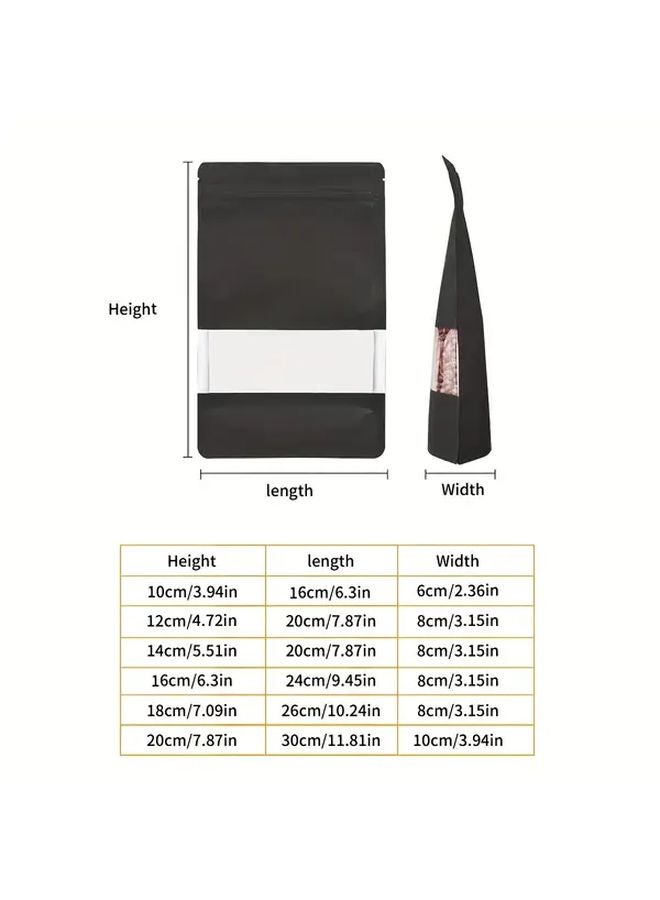 Reusable Self Sealing Bags 16x24 Inch For Food Storage Coffee Tea Dried Fruits - Image 3