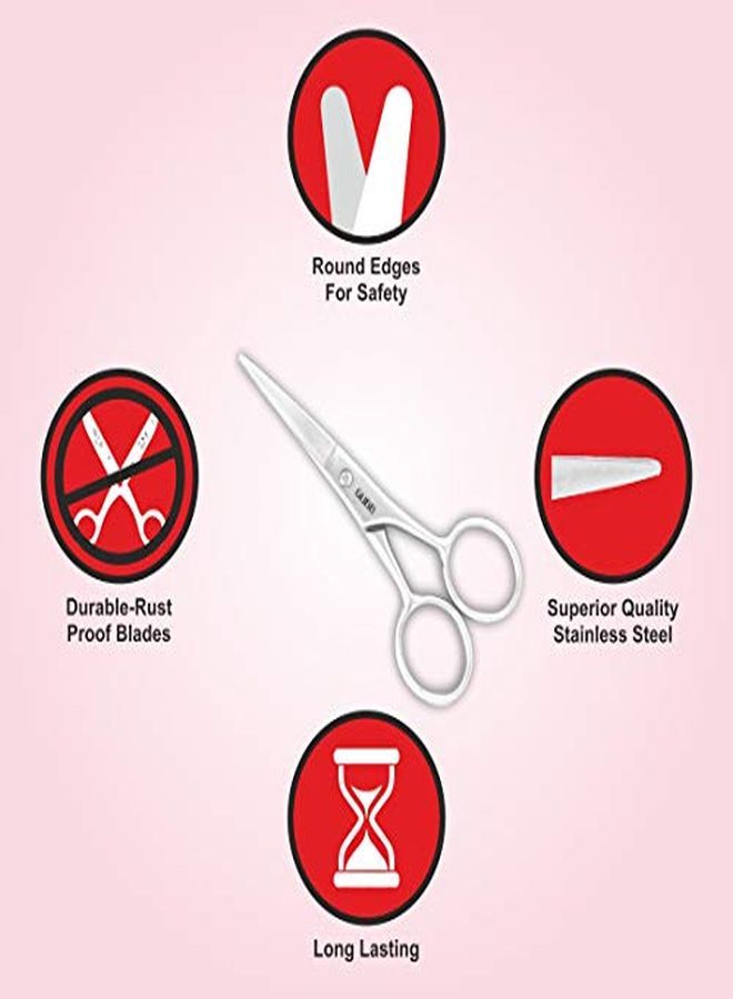 GUBB Usa Grooming Scissor Small For Facial Hair Cutting, Moustache Trimming & Beard Trimming For Men & Women - Image 5