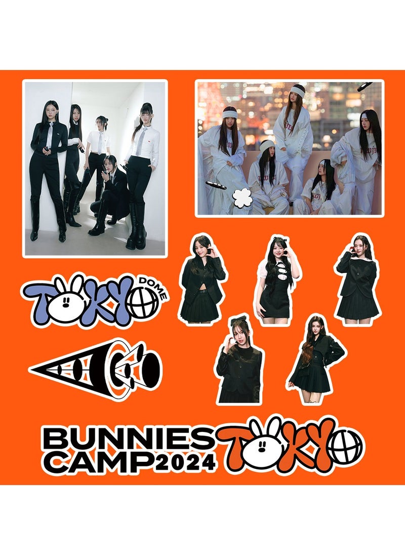 EHOME - 100Pcs NewJeans New Album Bunnies Club Sticker Pack - Image 1