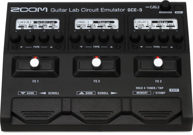 Zoom GCE-3 Guitar Lab Circuit Emulator, Compact USB Audio Interface for Emulation of Zoom Effects Processors using Guitar Lab Software - Image 4