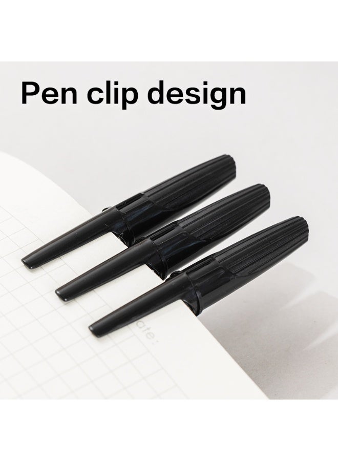 Deli EQ1-BK Ballpoint Pens, 0.7mm Fine Point, Black Ink, Smooth Writing Office Pens, 12 Pack. - Image 4