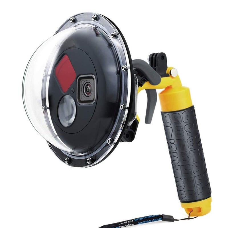 SOONSUN Dome Port for GoPro Hero 9 10 11 12 13 Black, Underwater Dome Lens with Waterproof Housing Case Built-in Switchable Red Filter, 10x Close-up Macro Filter and Standard Mode - Image 1