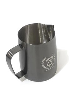 Barista Space Barista Space Sandy Black Milk Pitcher, Capacity -450ml – Perfect for Latte Art, Made from Durable Stainless Steel for Easy Frothing and Pouring  - Image 2