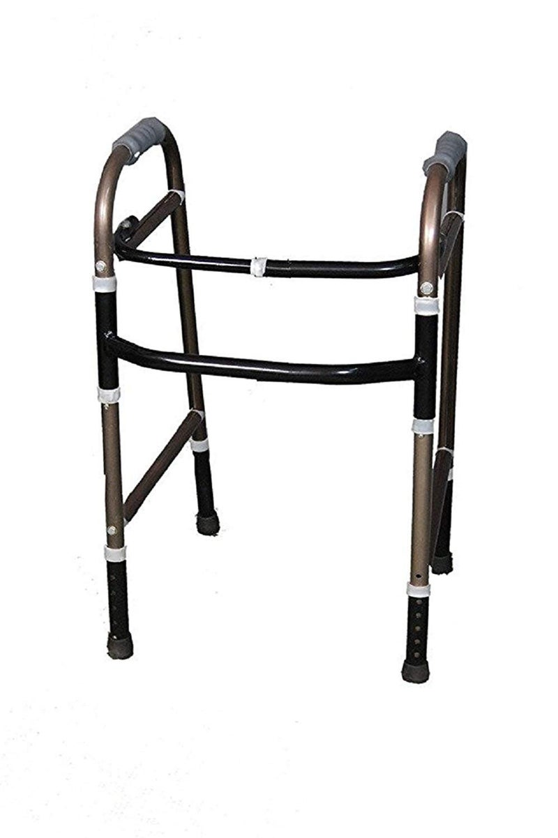 Plain Double Bar Frame Balanced Adjustable Adult Walker