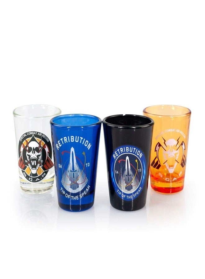 Call Of Duty Exclusive Call of Duty: Infinite Warfare Shot Glasses | Collector's Set of 4 | 2 FL Oz. - Image 3