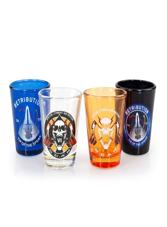 Call Of Duty Exclusive Call of Duty: Infinite Warfare Shot Glasses | Collector's Set of 4 | 2 FL Oz. - Image 2
