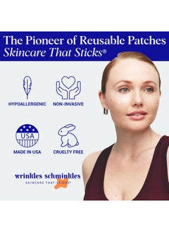 WRINKLES SCHMINKLES Wrinkles Schminkles Under Eye Patches - Rejuvenate Wrinkles with Medical Grade Silicone Reusable Anti-Wrinkle Patches for Under Eye Treatment, Banish Dark Circles (3 Pairs)  - Image 5