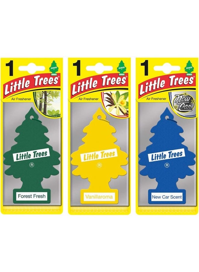 Little Trees Air Freshener, Traditional Fragrances, Pack of 3 - Image 1