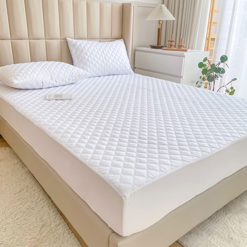 Fittedsheets Waterproof Quilted Bed Hat Bedspread El Protective Cover Sanding Dust Cover Urine Proof - Image 1