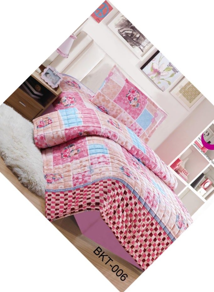 Moon Compressed Bed Comforter Set Consisting Of 3 Pieces ChildrenS Drawings  - Image 2