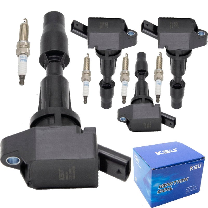 KSU Coil pack Spark Plug compatible with Hyundai Sonata 24L L4 2015 2016 2017 2018 2019