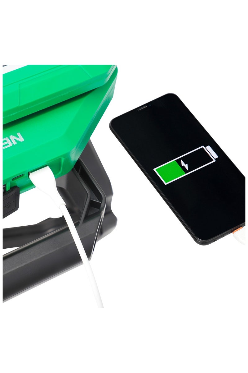 NEWVEW NV-S7 600W Portable Solar LED Work Lamp – 276 Ultra-Bright LEDs – 3300mAh Lithium Battery Rechargeable via USB Type-C & Solar Power – IP65 Waterproof – Battery Indicator – Built-in Solar Panels – Wide-Angle Lighting – Ideal for Camping, Construction, Garden, Emergency - Image 5