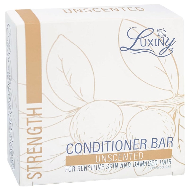 Natural Fragrance Free Conditioner Bars for Hair Made in USA a Sulfate Free Conditioner Bar for up to 70 Uses at Home or as a Travel Conditioner  Damaged to Normal Hair 50g Unscented
