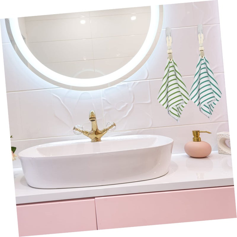 6 Pack White Hanging Towel Clips For Bathroom Towel Sock Storage Lightweight Space Saving - Image 5