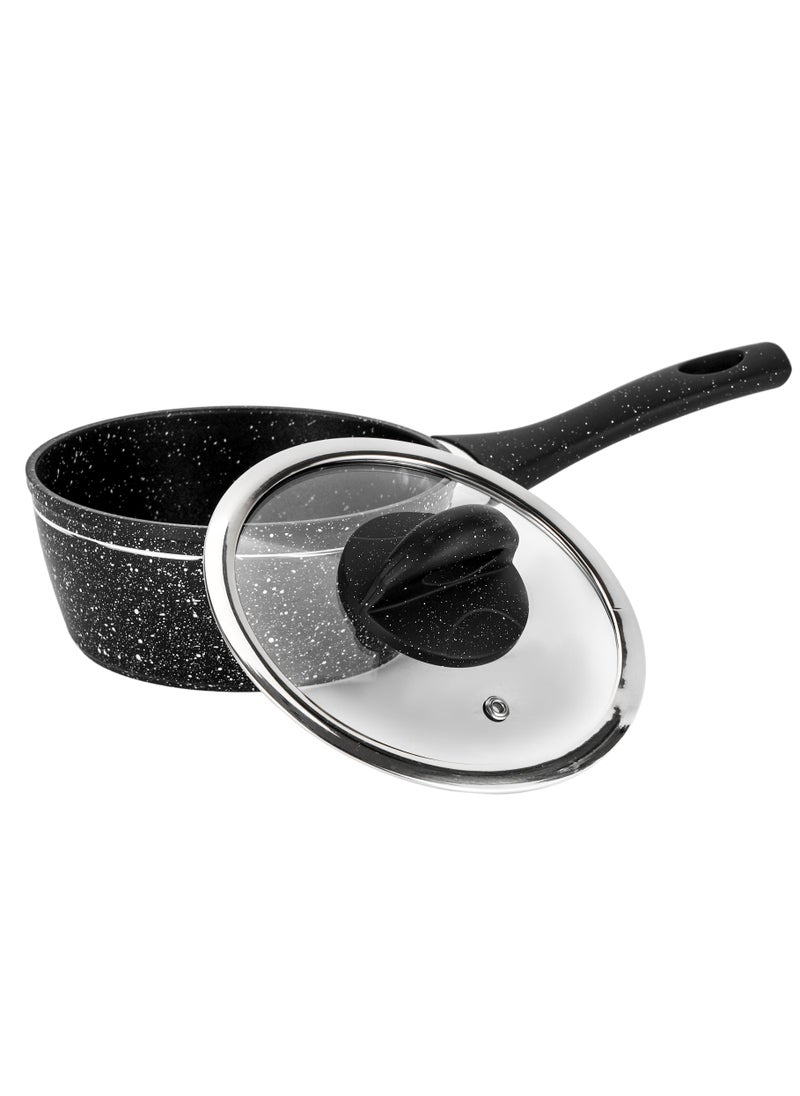 Delcasa 10 pcs non stick Induction Cookware set Aluminum with granite coating with 5 Layer construction