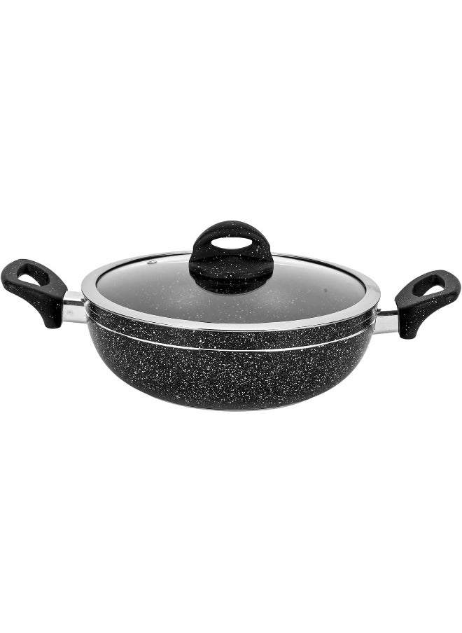 Delcasa 10 pcs non stick Induction Cookware set Aluminum with granite coating with 5 Layer construction