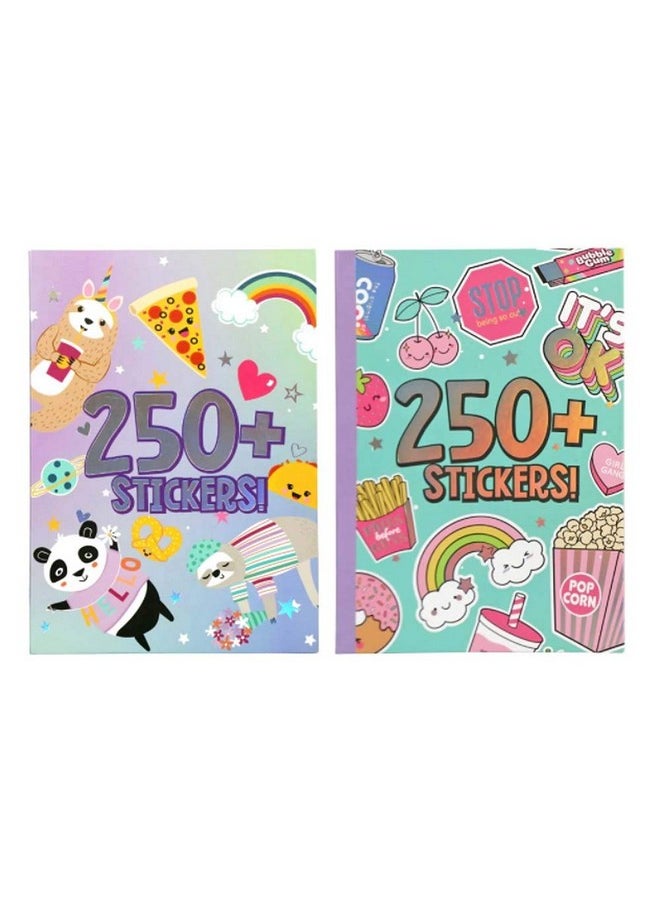 Greenbrier - Super Cute Sticker Books 2Pkover 250+ Stickers In Each Book - Image 1