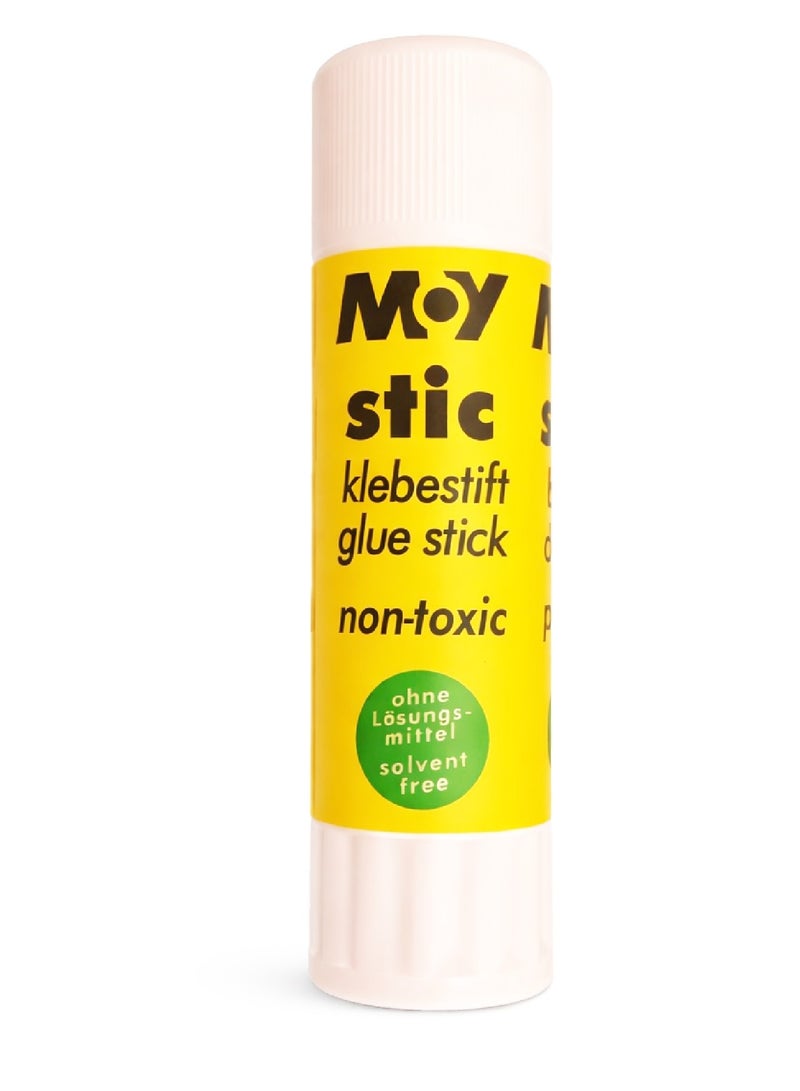 Moy Stic Glue Stick 15g Non-Toxic Multi-Purpose Adhesive for Paper, Crafts, School & Office Pack of 8 - Image 2
