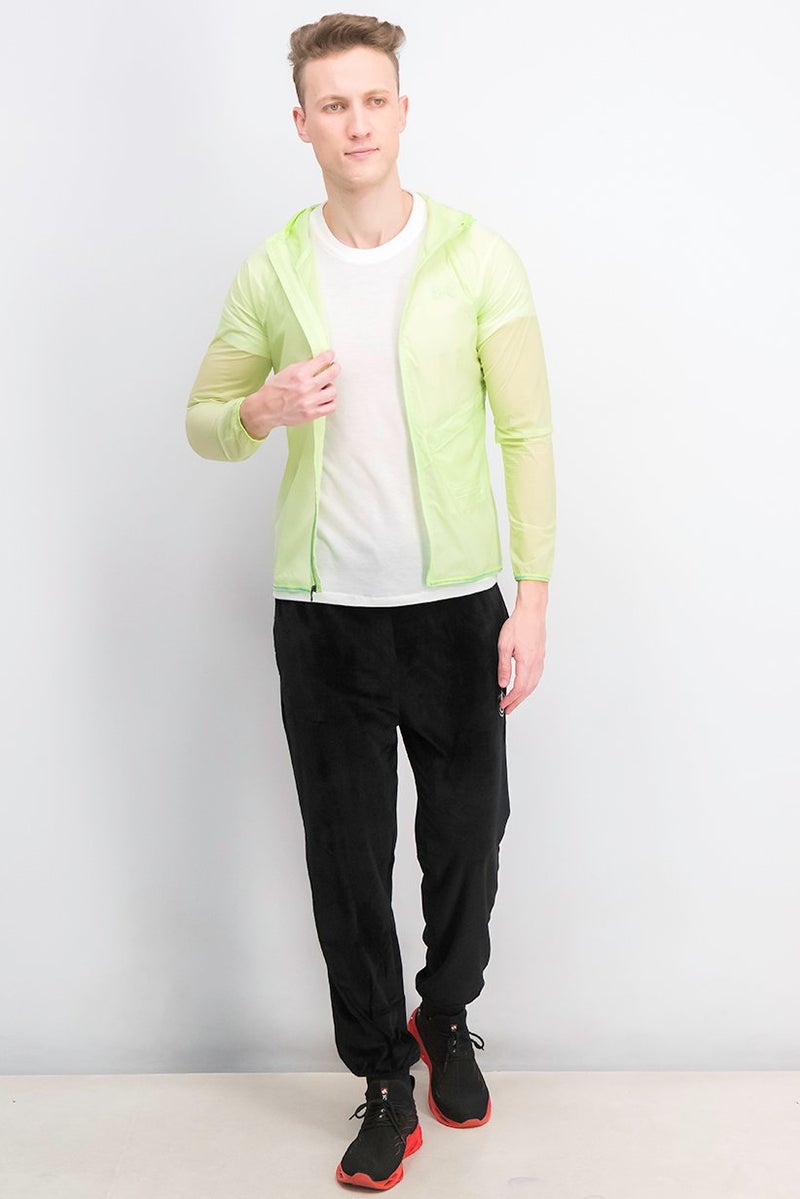 UNDER ARMOUR Men Sportswear Fit Full Zip Long Sleeves Training Jacket, Neon Green - Image 2