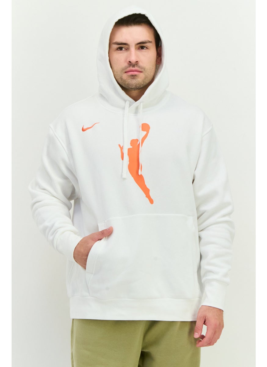Nike Men Sportswear Fit Long Sleeves Outdoor Sweatshirt, White  - Image 1