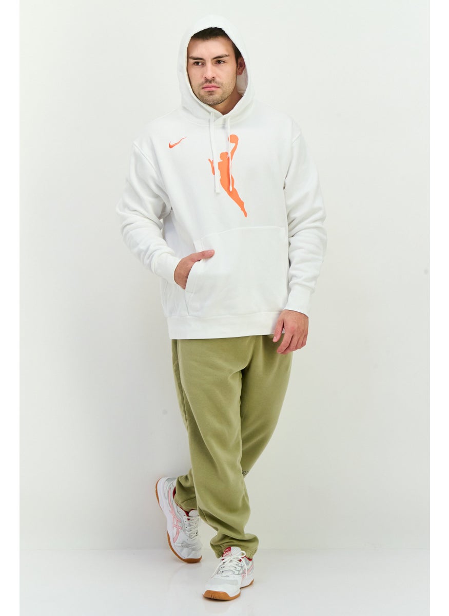 Nike Men Sportswear Fit Long Sleeves Outdoor Sweatshirt, White  - Image 4