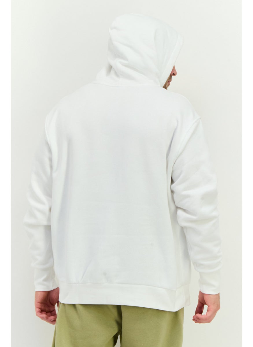 Nike Men Sportswear Fit Long Sleeves Outdoor Sweatshirt, White  - Image 3