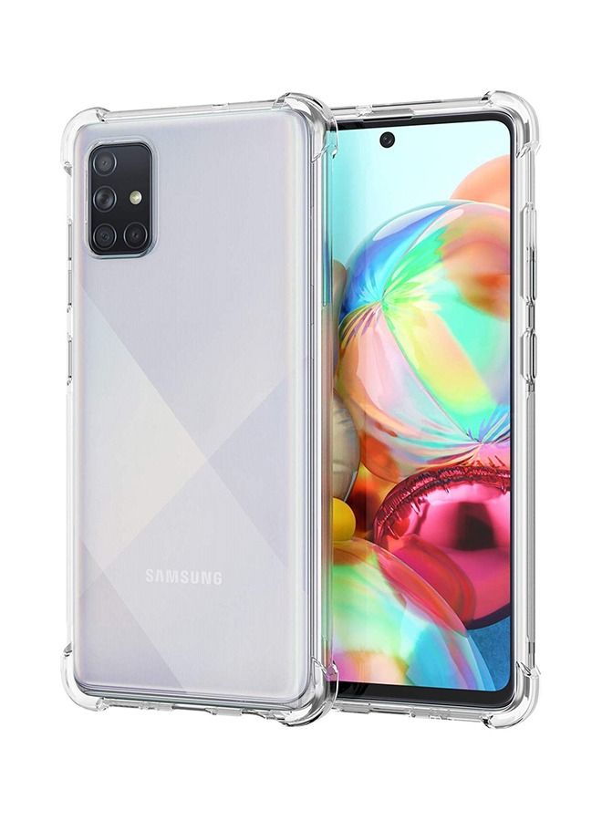 BORTONY Bumper Back Case Cover For Samsung Galaxy A71 Clear - Image 1