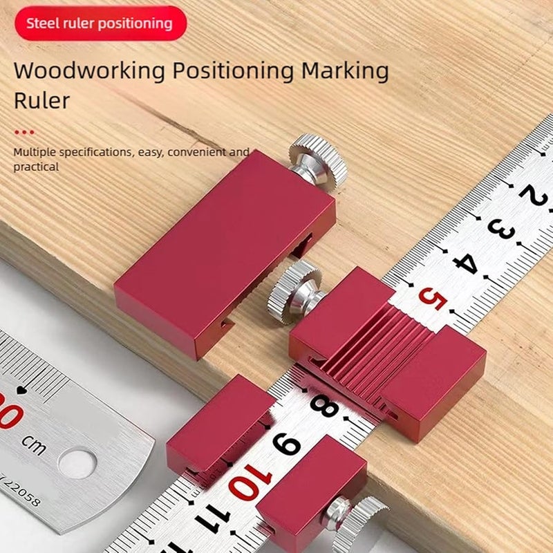 29mm Heavy Duty Steel Rule Locking Device for Exact Marking in Construction and Engineering - Image 3