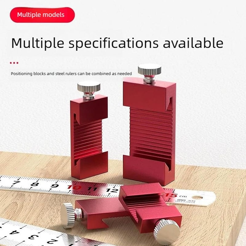 29mm Heavy Duty Steel Rule Locking Device for Exact Marking in Construction and Engineering - Image 4